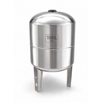 Butelie hidrofor inox 100L, vas expansiune cu membrana, presiune maxima 6 bar, rezervor hidrofor din inox Campion PROFESSIONAL CMP1649