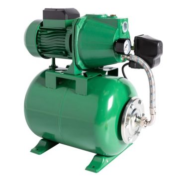 Hidrofor Micul Fermier 1.5 kW, debit maxim 3000l h, inaltime maxima de pompare 53m, corp pompa fonta, capacitate vas expansiune 24 litri