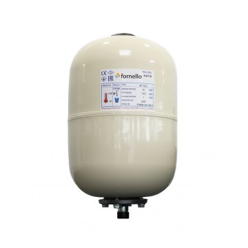 Vas expansiune solar Fornello 12 litri, vertical culoare ivory, presiune maxima 10 bar, membrana EPDM
