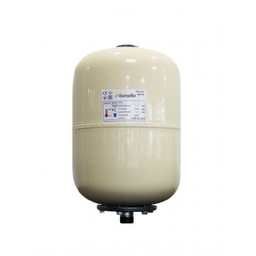 Vas expansiune solar Fornello 50 litri, vertical culoare ivory, presiune maxima 10 bar, membrana EPDM